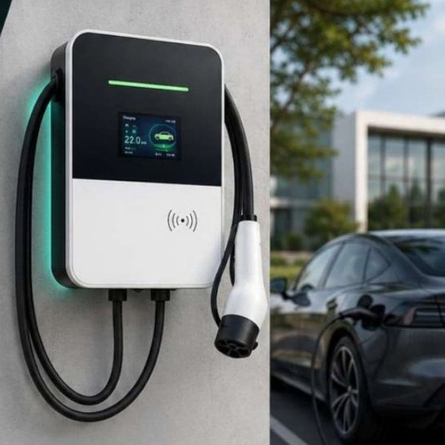 Electriva 22kW wall-mounted AC charger